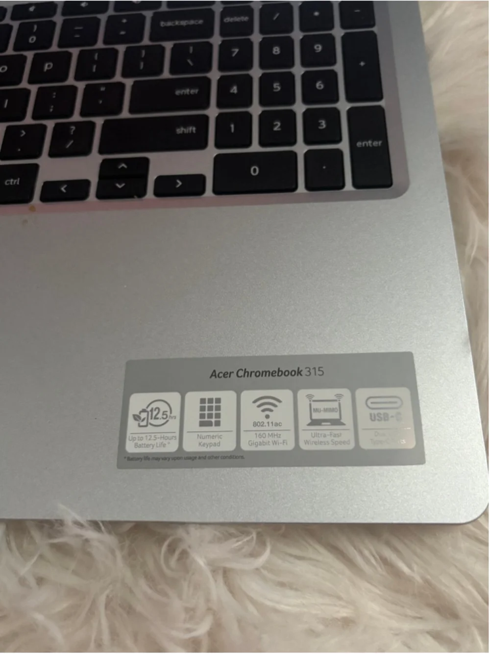 Acer Chromebook CB315-3H N19Q3 Intel Celeron Chrome OS 32GB SSD 15.6